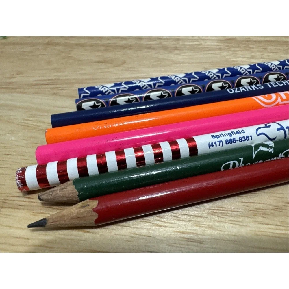 Vintage Advertising Pencil Lot O'Reilly Smokey The Bear Starter Logo Pattern